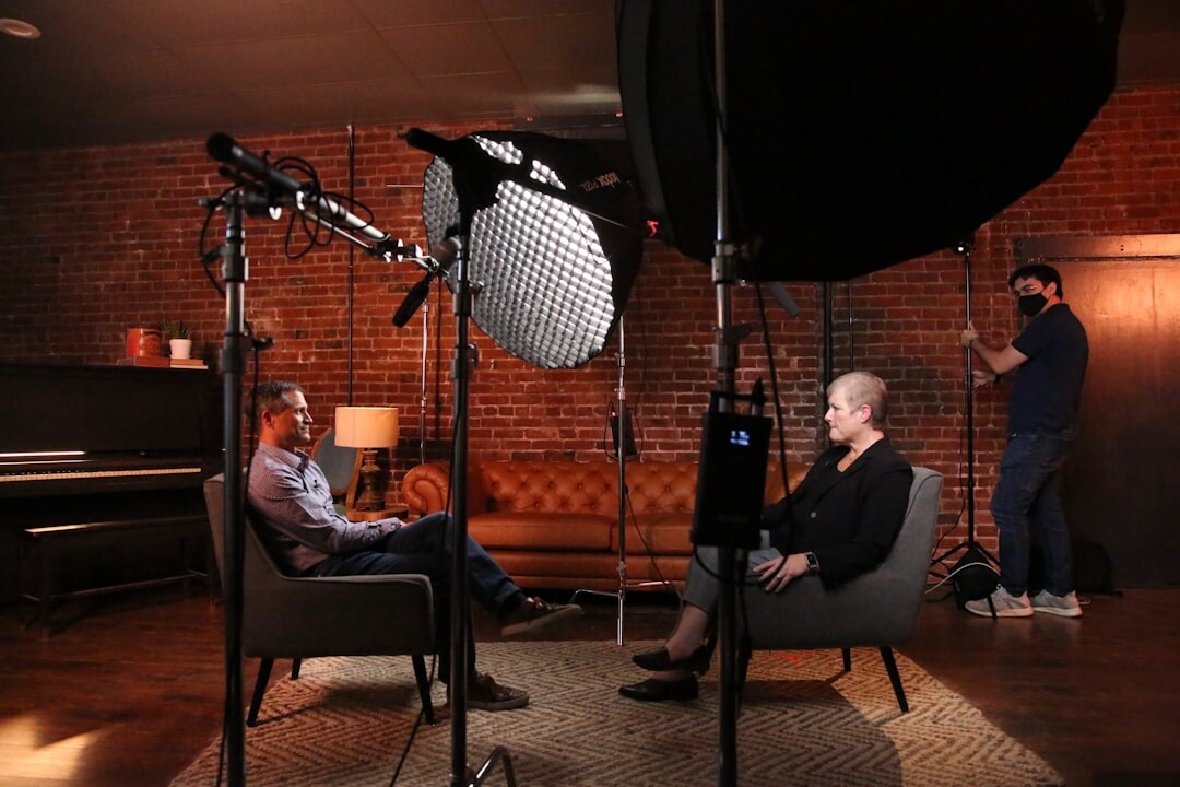 celebrity interview setup